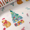 Catherine Lansfield Capybara Christmas Duvet Cover Bedding Set Cream