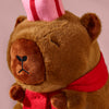 Catherine Lansfield Christmas Capybara Filled Plush Brown