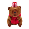 Catherine Lansfield Christmas Capybara Filled Plush Brown