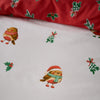 Catherine Lansfield Christmas Robins Duvet Cover Bedding Set Red