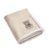 Catherine Lansfield Sherpa Teddy Bear Throw Natural