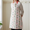 Catherine Lansfield Christmas Holly Stripe Apron Cream Red