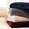 Catherine Lansfield Super Thermal Throw 200cm x 220cm Bedspread Charcoal