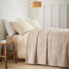 Catherine Lansfield Super Thermal Throw 200cm x 220cm Bedspread Natural