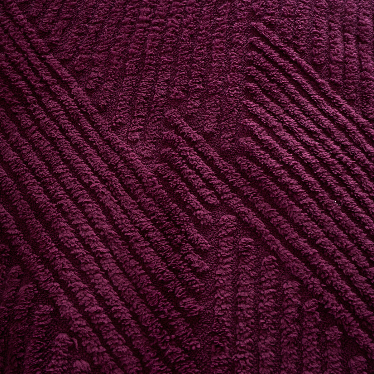 Catherine Lansfield Super Thermal Throw 200cm x 220cm Bedspread Plum