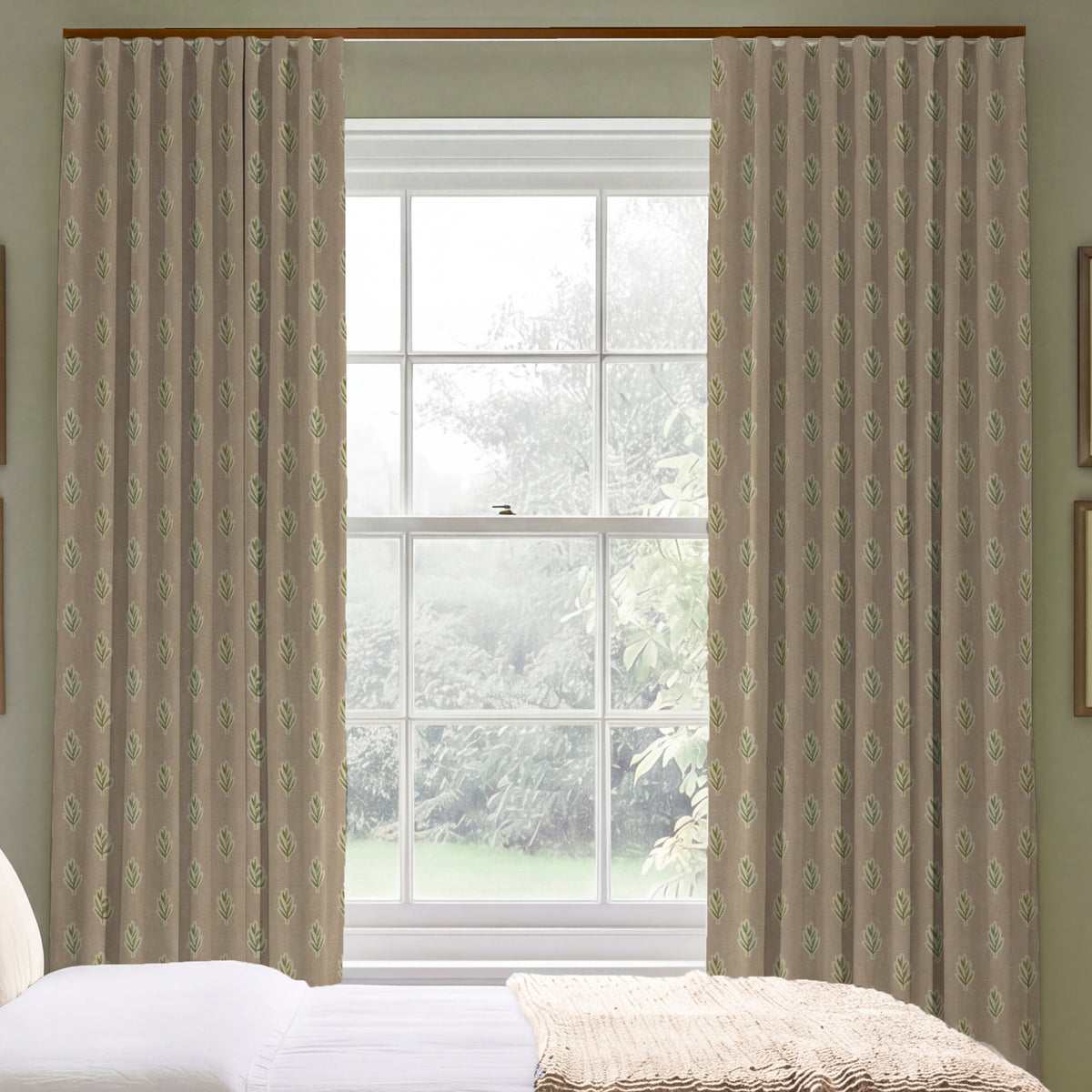 ANTE DECOR Hidcote Made To Measure Curtains Dusty Rose