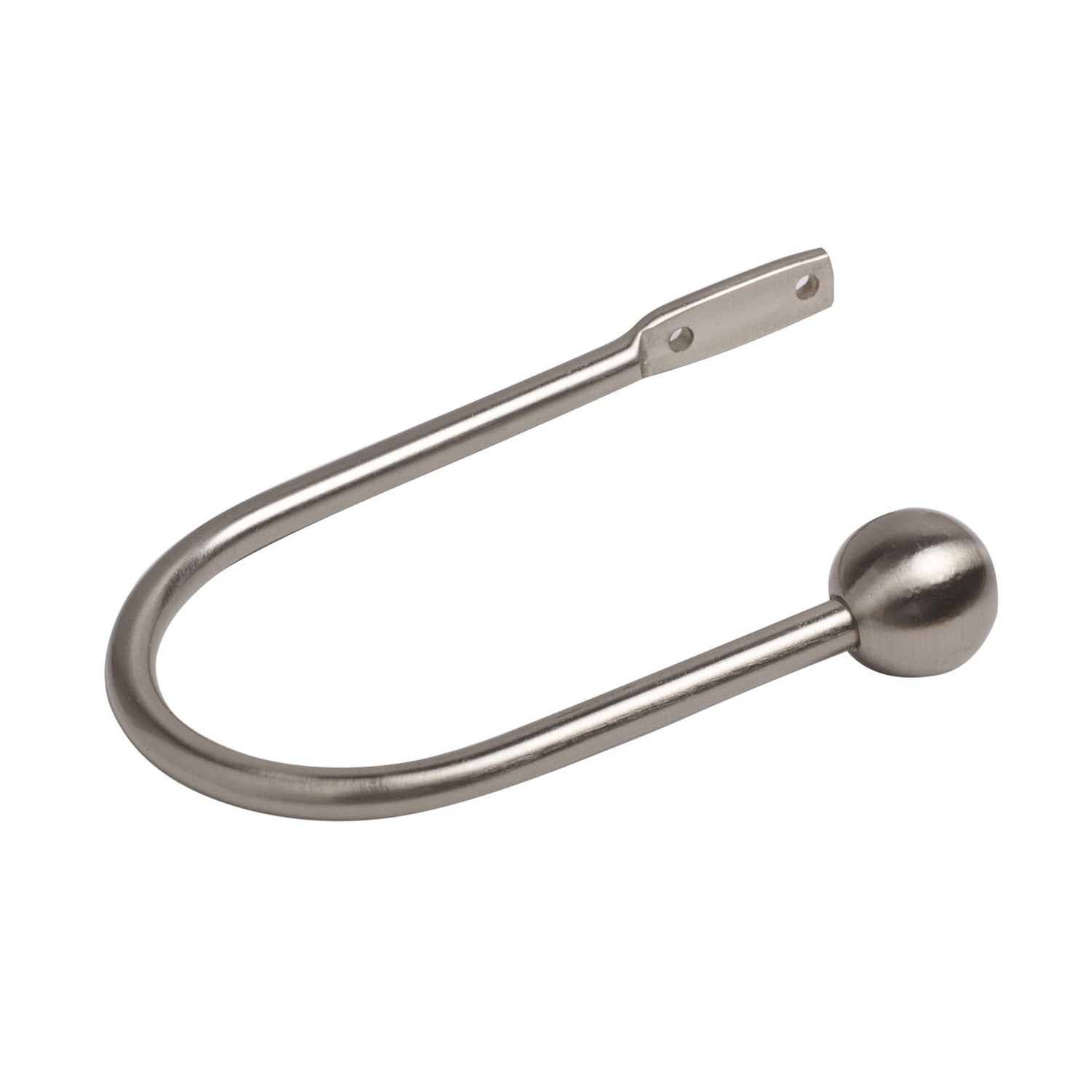 28mm Rome Eyelet Curtain Pole Satin Silver