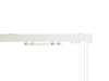 Contour Corded Aluminium Track Curtain Track White