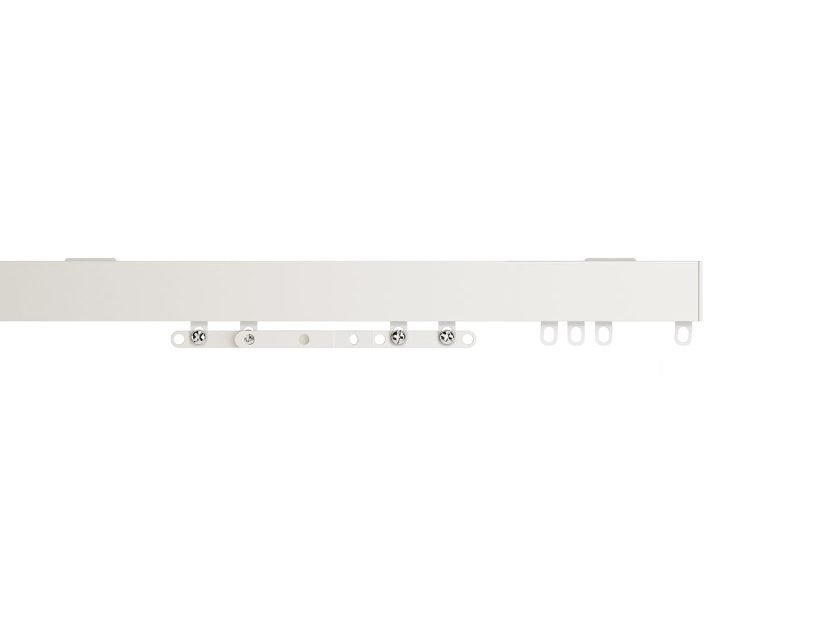 Contour Uncorded Aluminium Track Curtain Track White