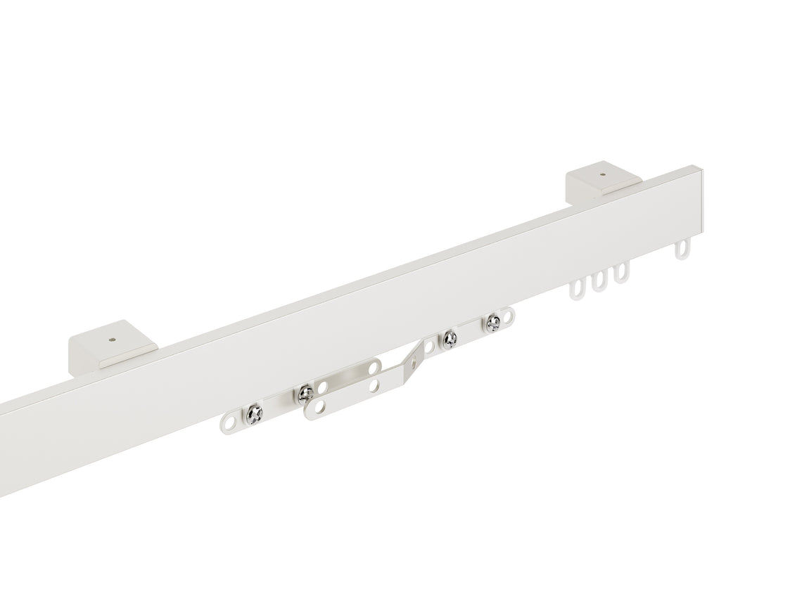 Contour Uncorded Aluminium Track Curtain Track White