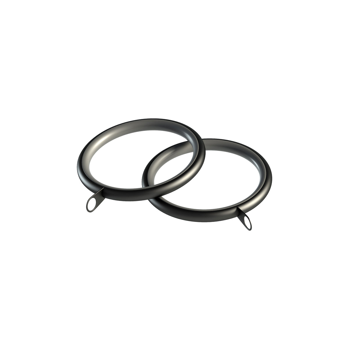 28mm Nikola Lined Rings (Pk 8) Black