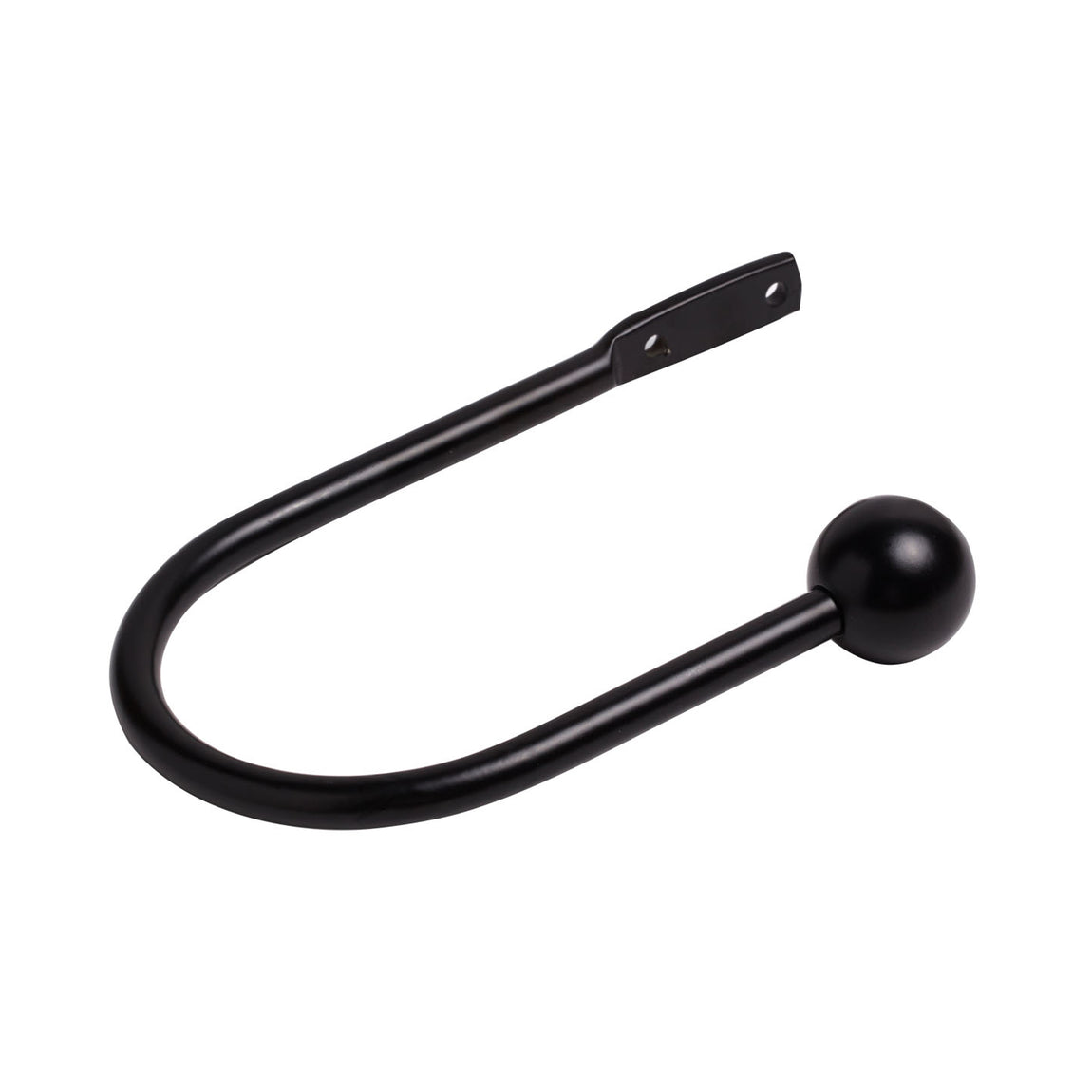 28mm Stud Curtain Pole Black