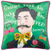 Kate Merritt Gustave Illustrated Filled Cushion 43cm x 43cm Multi