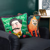 Kate Merritt Gustave Illustrated Filled Cushion 43cm x 43cm Multi