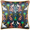 Kate Merritt Herons Illustrated Filled Cushion 43cm x 43cm Blue