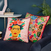 Kate Merritt Paisley Blooms Illustrated Filled Cushion 50cm x 50cm Multi