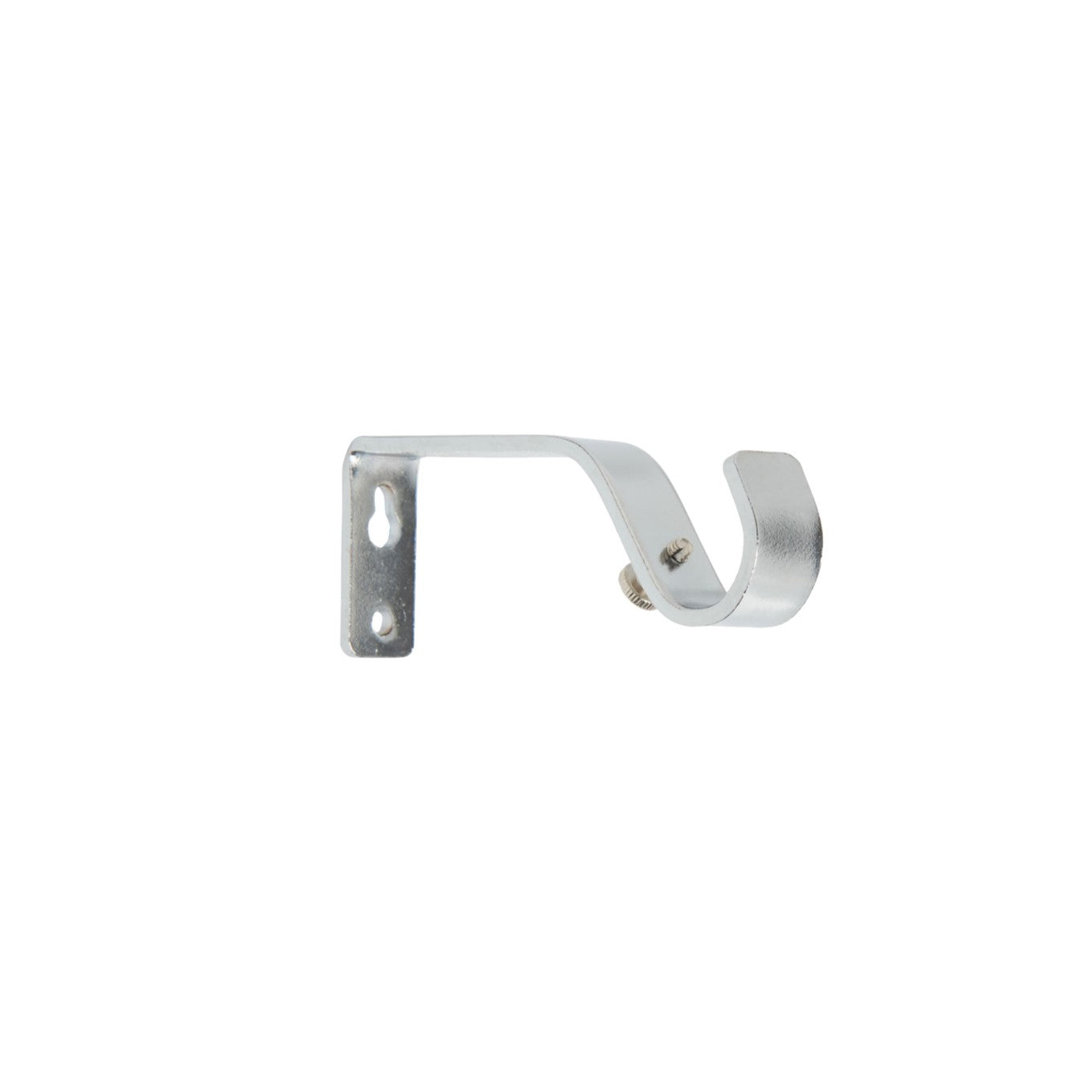 16-19mm Trumpet Pole Extendable Curtain Pole Chrome