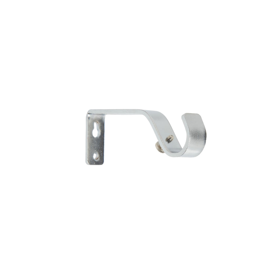 16-19mm Trumpet Pole Extendable Curtain Pole Chrome