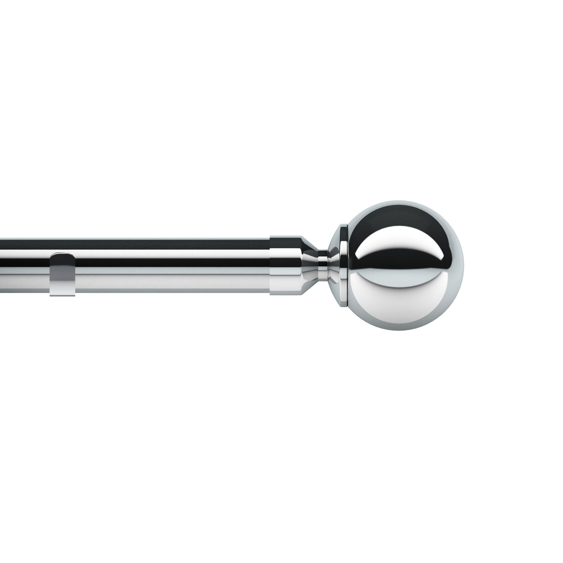 28mm Rome Eyelet Curtain Pole Chrome