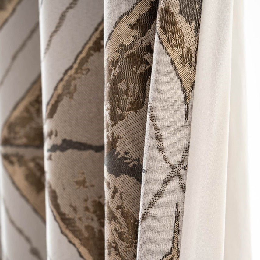 Matrix Ready Made Eyelet Blockout Curtains Gold