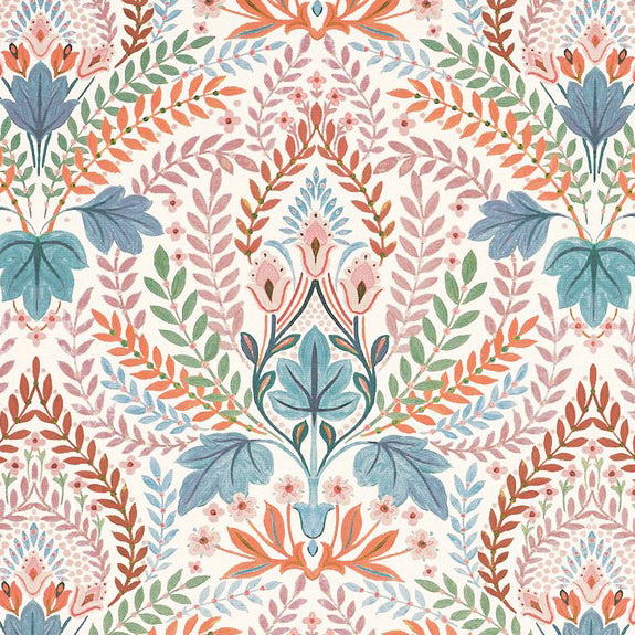 Prestigious Textiles Script Fabric Peach