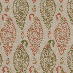 Prestigious Textiles Wollerton Fabric Ginger