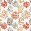 Prestigious Textiles Fistral Printed Fabric Coral