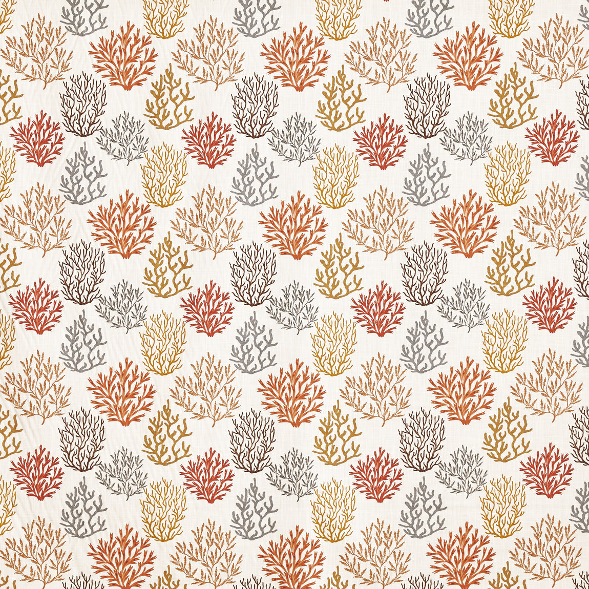 Prestigious Textiles Fistral Printed Fabric Coral