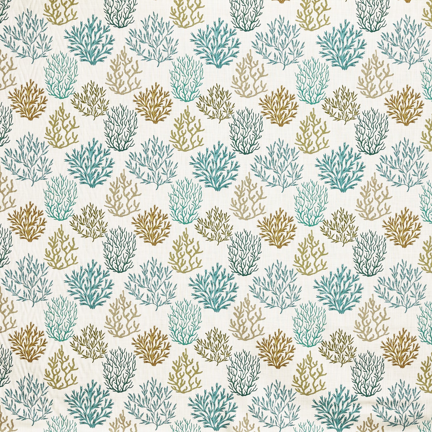 Prestigious Textiles Fistral Printed Fabric Aqua