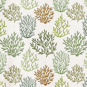 Prestigious Textiles Fistral Printed Fabric Sea Weed