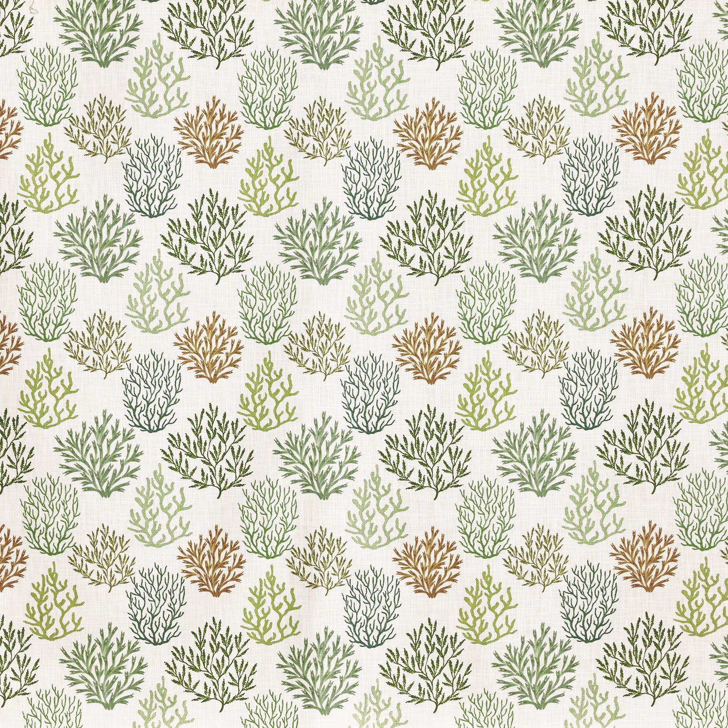 Prestigious Textiles Fistral Printed Fabric Sea Weed