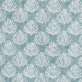 Prestigious Textiles Polperro Printed Fabric Aqua