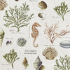 Prestigious Textiles St Helier Printed Fabric Sea Weed