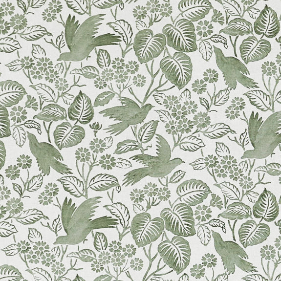 Prestigious Textiles Hollies Printed Fabric Willow