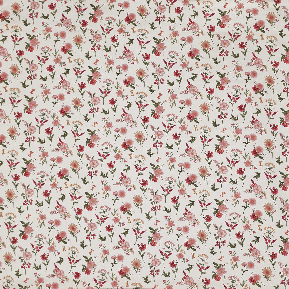 Prestigious Textiles Marigold Printed Fabric Rose