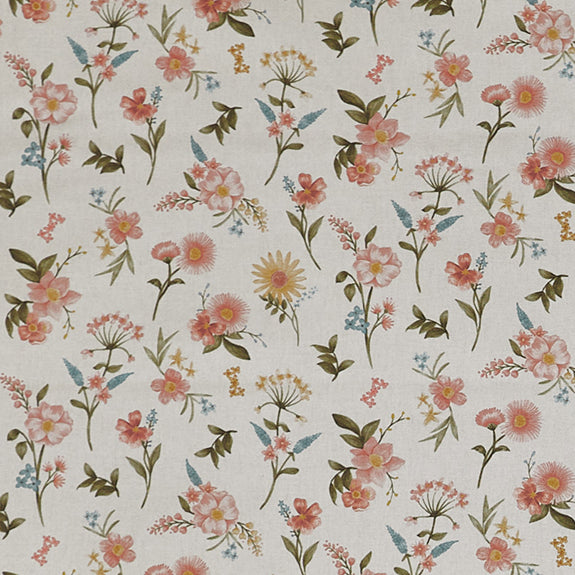 Prestigious Textiles Marigold Printed Fabric Apricot