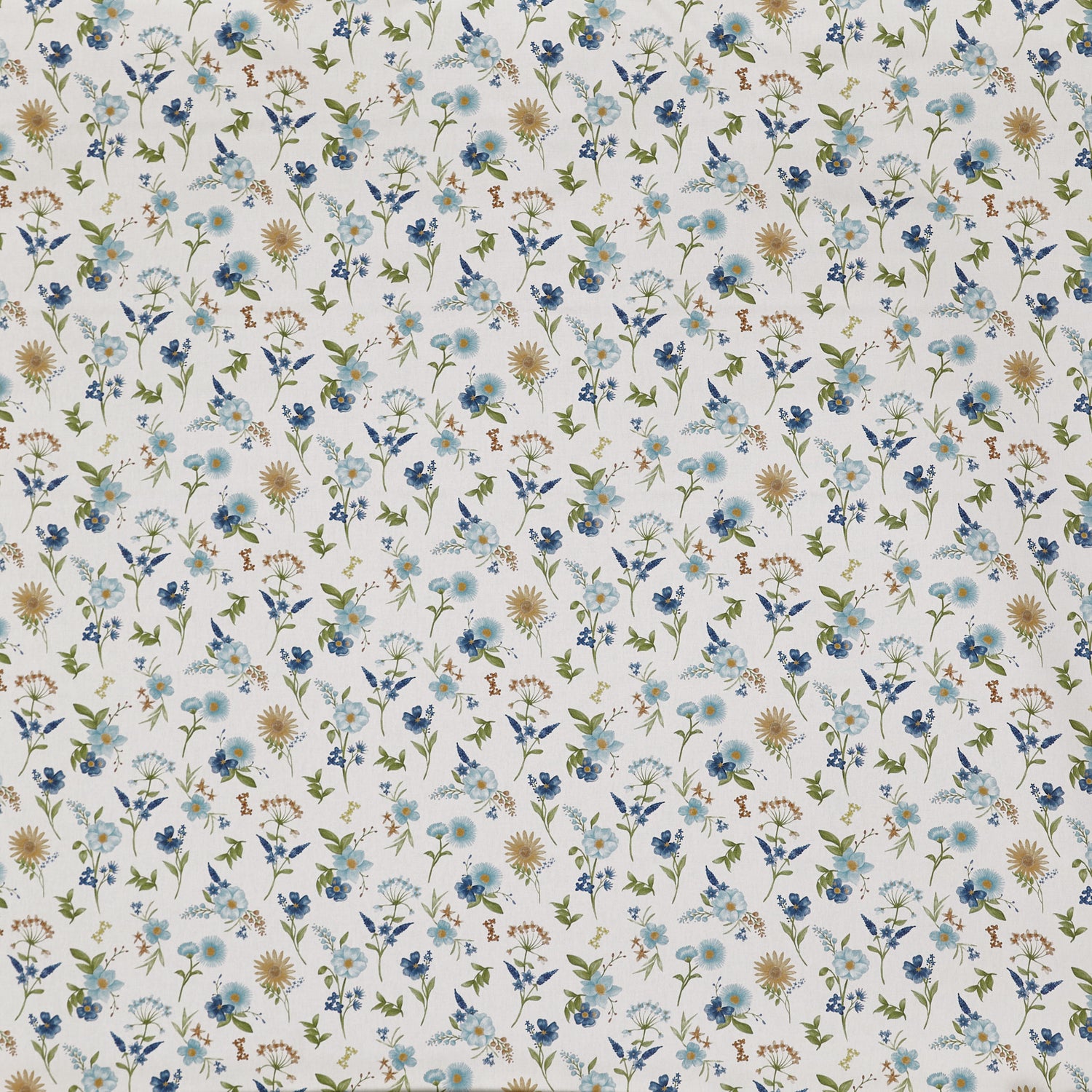 Prestigious Textiles Marigold Printed Fabric Cornflower