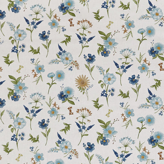 Prestigious Textiles Marigold Printed Fabric Cornflower