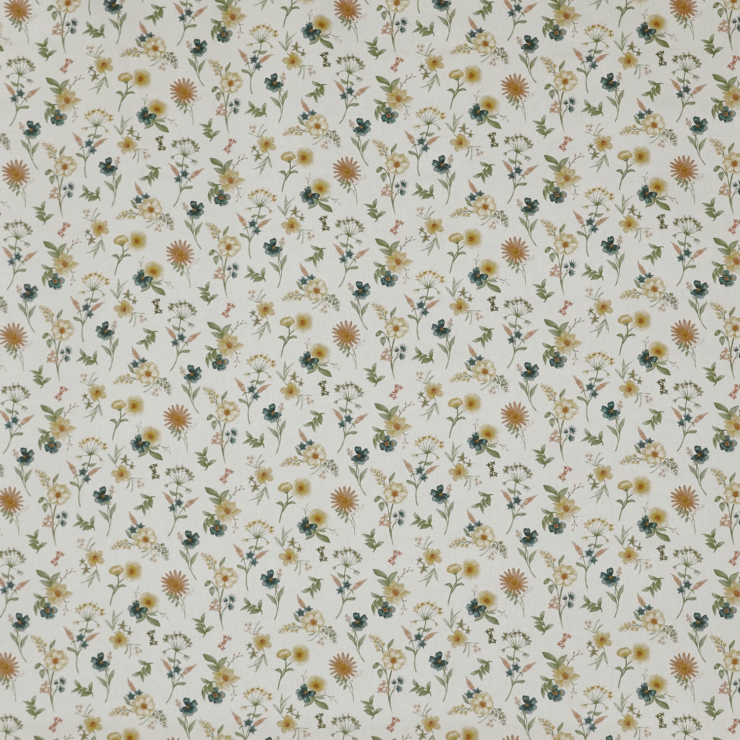 Prestigious Textiles Marigold Printed Fabric Willow