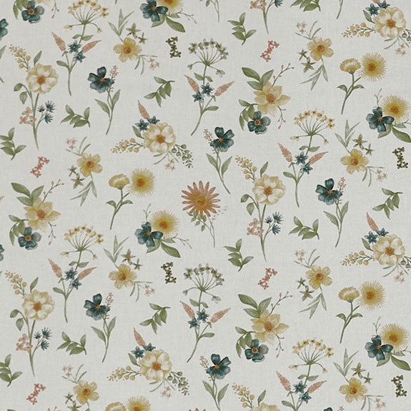 Prestigious Textiles Marigold Printed Fabric Willow