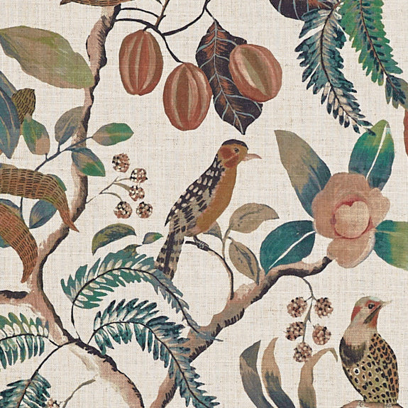 Prestigious Textiles Banyu Printed Fabric Copper