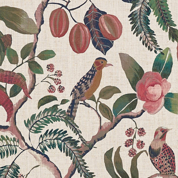 Prestigious Textiles Banyu Printed Fabric Marsala
