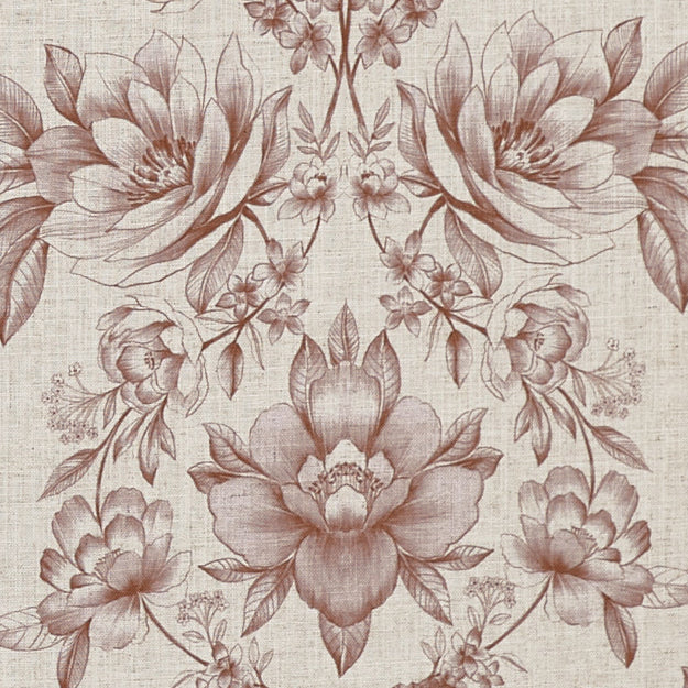 Prestigious Textiles Makassar Printed Fabric Marsala