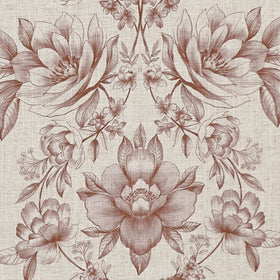 Prestigious Textiles Makassar Printed Fabric Marsala