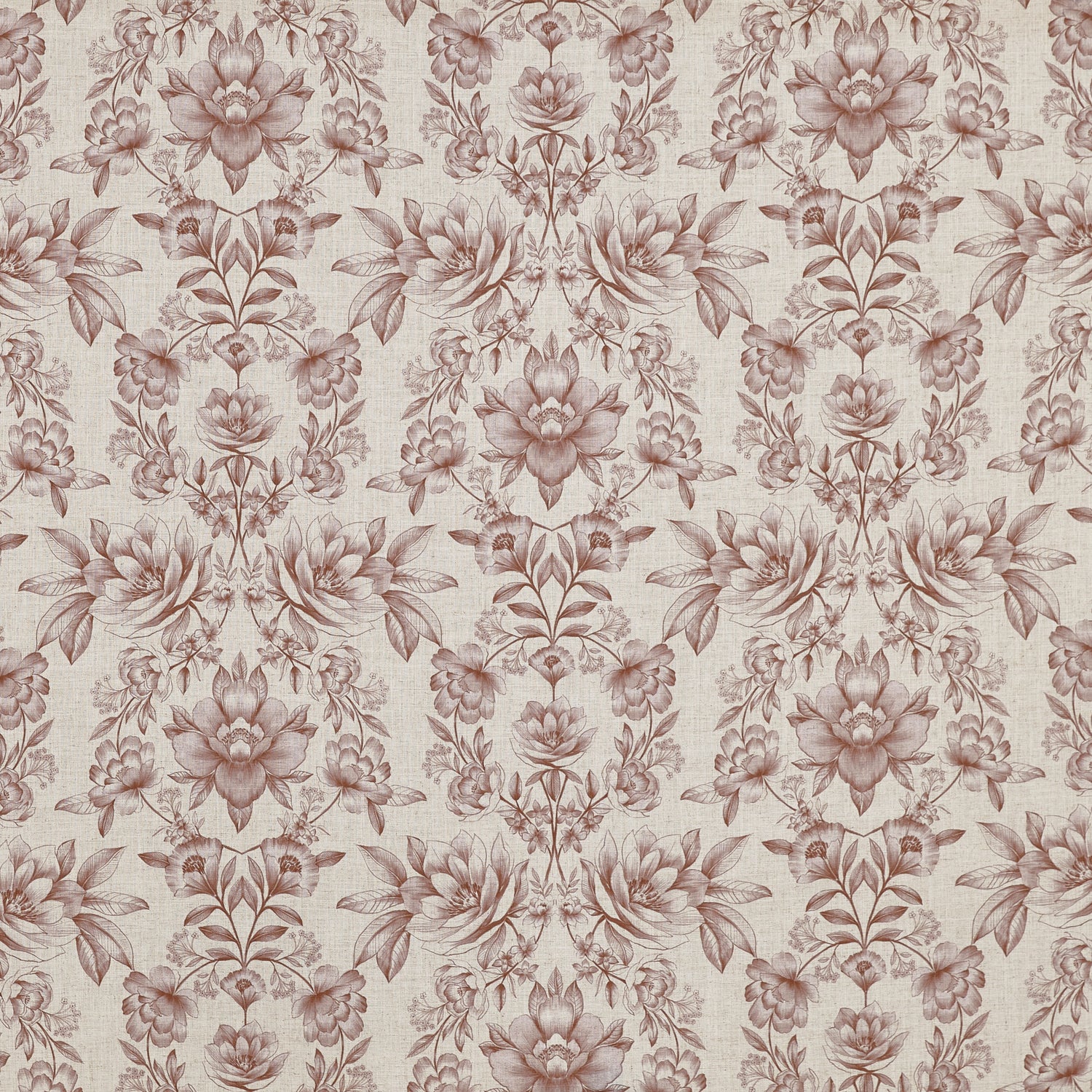 Prestigious Textiles Makassar Printed Fabric Marsala