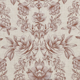 Prestigious Textiles Makassar Printed Fabric Marsala