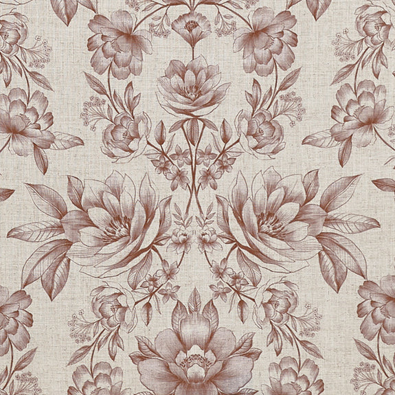 Prestigious Textiles Makassar Printed Fabric Marsala