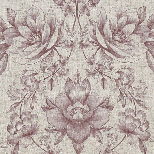 Prestigious Textiles Makassar Printed Fabric Lotus