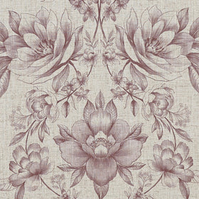 Prestigious Textiles Makassar Printed Fabric Lotus