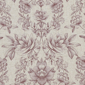 Prestigious Textiles Makassar Printed Fabric Lotus